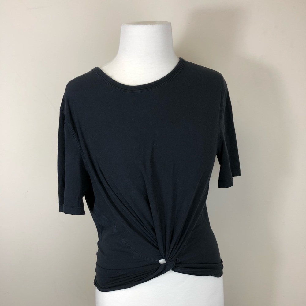 Lululemon knot tie front tee